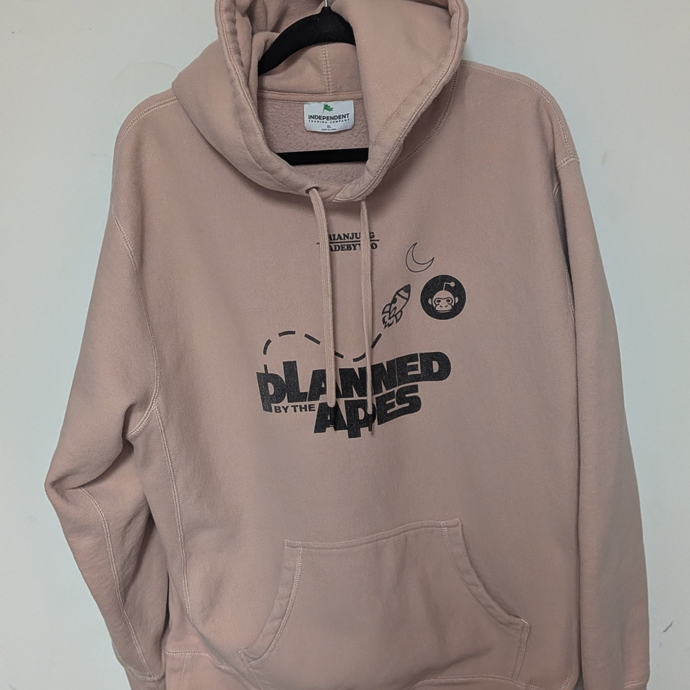 Planned by the Apes Beige Hoodie